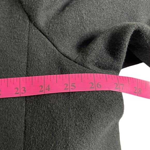 ❌SOLD❌Vintage Y2K Worthington Black Wool/Cashmere Blend Long Coat 22W - Picture 7 of 7